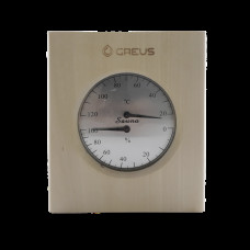 Термогігрометр Greus 16х14,5 липа