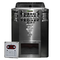 Електрокаменка для лазні та сауни Ecoflame HYB90 9 кВт + пульт CON6 Електрокаменка для лазні та сауни Ecoflame HYB90 9 кВт + пульт CON6